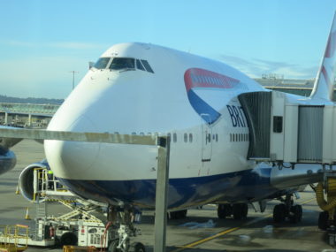 british airways plane