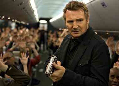 liam neeson on a plane